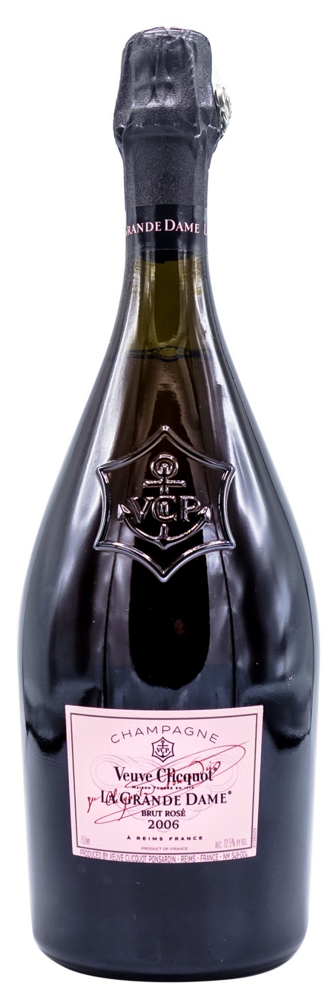 2006 VEUVE CLICQUOT VINTAGE CHAMPAGNE LA GRANDE DAME ROSE 750ML