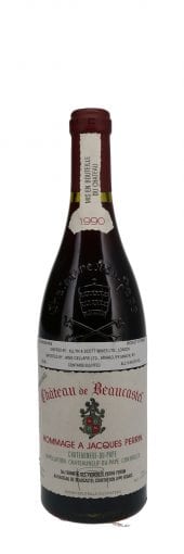 1990 Chateau de Beaucastel Chateauneuf du Pape Hommage a Jacques Perrin 750ml