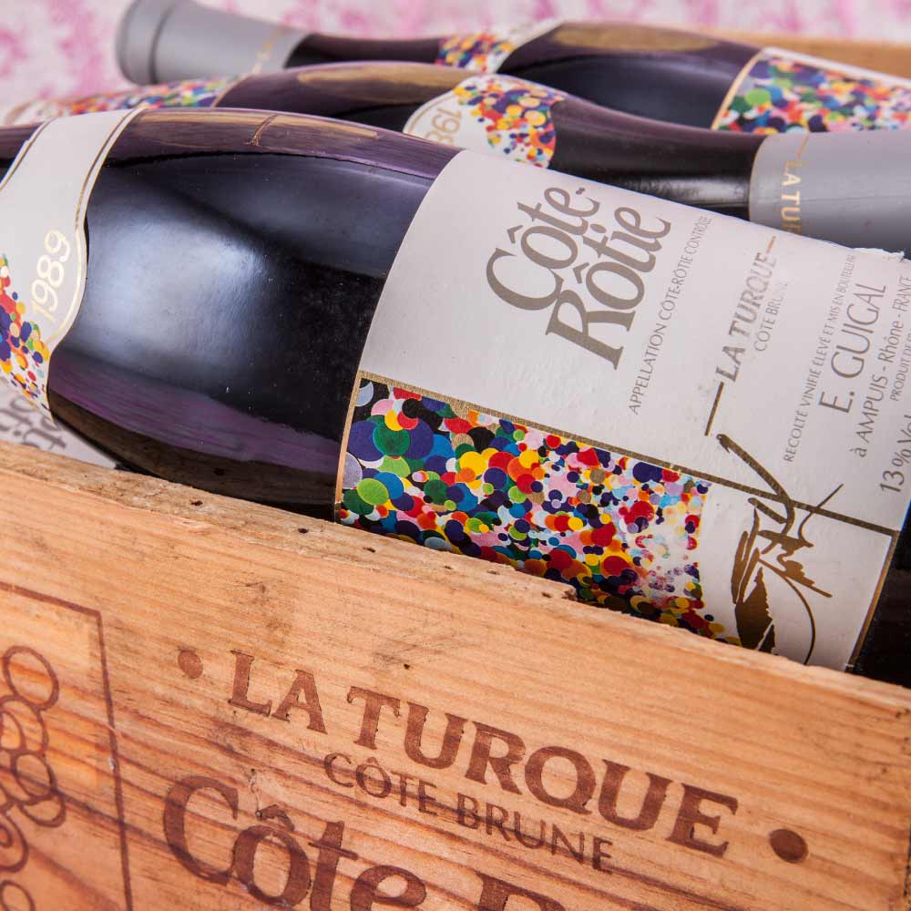owc bottles of 1989 E. Guical Cotie Rote