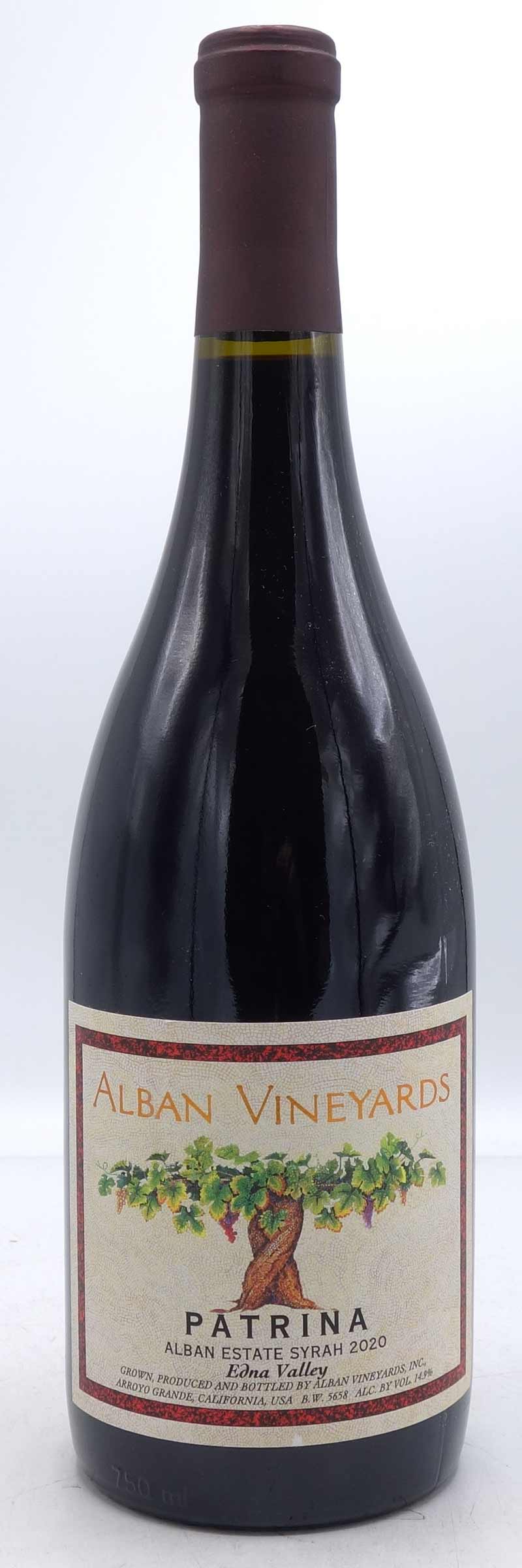 2020 Alban Vineyards Syrah Edna Valley Patrina 750ml