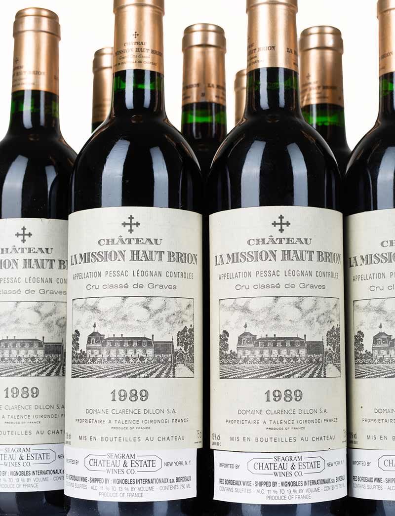 Lot 239: 12 bottles 1989 Château La Mission Haut Brion