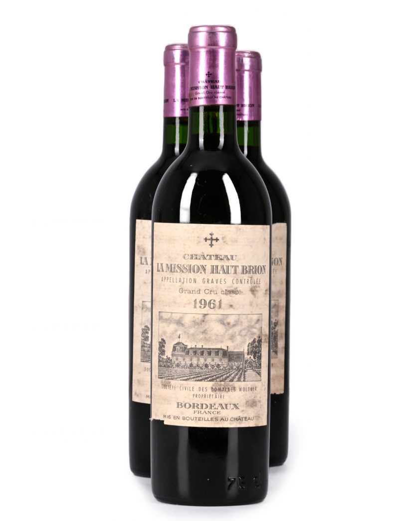 Lot 559: 5 bottles 1961 Château La Mission Haut Brion